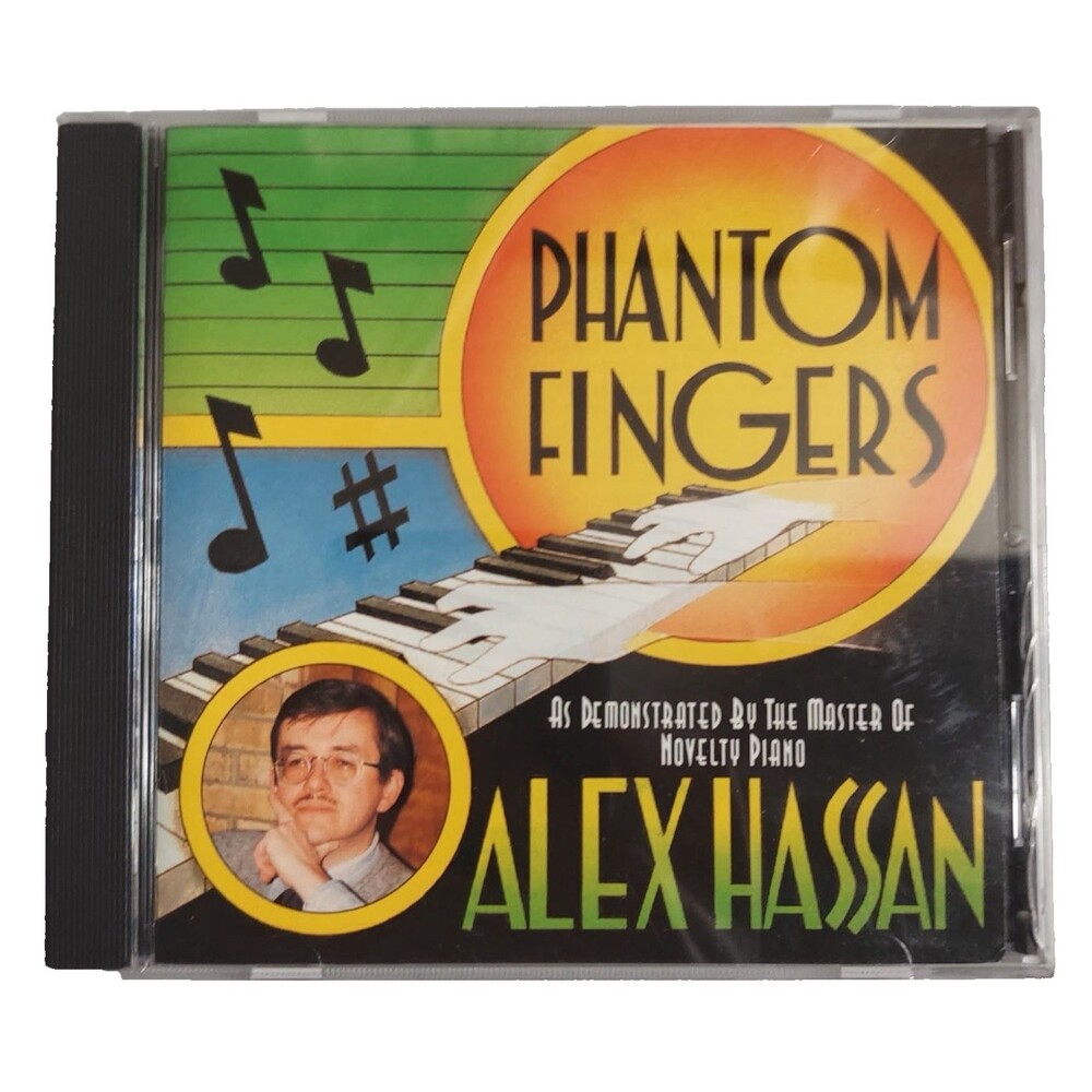 Phantom Fingers CD Alex Hassan 1996 Novelty Piano Stomp Off Collection 1322